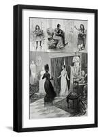 Scenes from La Gioconda-Gabriele D'Annunzio-Framed Giclee Print