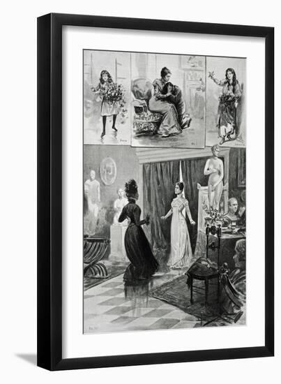 Scenes from La Gioconda-Gabriele D'Annunzio-Framed Giclee Print