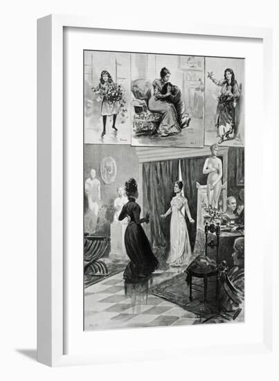 Scenes from La Gioconda-Gabriele D'Annunzio-Framed Giclee Print