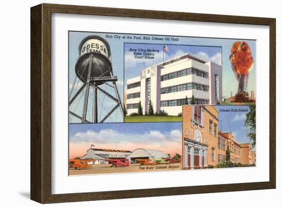 Scenes from Odessa, Texas-null-Framed Art Print