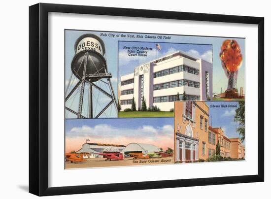 Scenes from Odessa, Texas-null-Framed Art Print