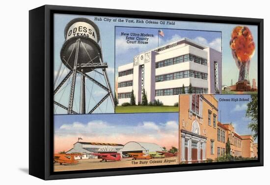 Scenes from Odessa, Texas-null-Framed Stretched Canvas