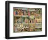 Scenes from Passion of Christ and Last Judgement, Originally Drawers from a Cabinet Storing Silver-Fra Angelico-Framed Giclee Print