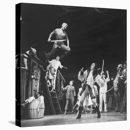 Scenes from "Peter Pan" Starring Mary Martin and Cyril Richard-Allan Grant-Stretched Canvas