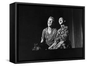 Scenes from "Peter Pan" Starring Mary Martin and Heller Halliday, Televised after Broadway Run-Allan Grant-Framed Stretched Canvas