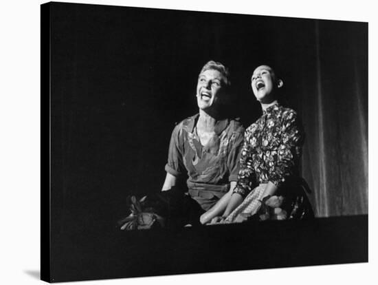 Scenes from "Peter Pan" Starring Mary Martin and Heller Halliday, Televised after Broadway Run-Allan Grant-Stretched Canvas