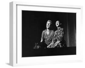 Scenes from "Peter Pan" Starring Mary Martin and Heller Halliday, Televised after Broadway Run-Allan Grant-Framed Photographic Print