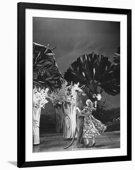 Scenes from "Peter Pan" with Heller Halliday, Televised after Broadway Run-Allan Grant-Framed Photographic Print