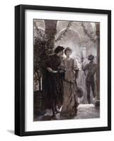 Scenes from Romeo and Juliet: The Ball Scene (I, V)-Frank Bernard Dicksee-Framed Giclee Print