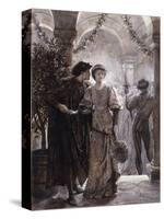 Scenes from Romeo and Juliet: The Ball Scene (I, V)-Frank Bernard Dicksee-Stretched Canvas