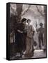 Scenes from Romeo and Juliet: The Ball Scene (I, V)-Frank Bernard Dicksee-Framed Stretched Canvas