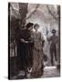 Scenes from Romeo and Juliet: The Ball Scene (I, V)-Frank Bernard Dicksee-Stretched Canvas