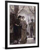 Scenes from Romeo and Juliet: The Ball Scene (I, V)-Frank Bernard Dicksee-Framed Giclee Print