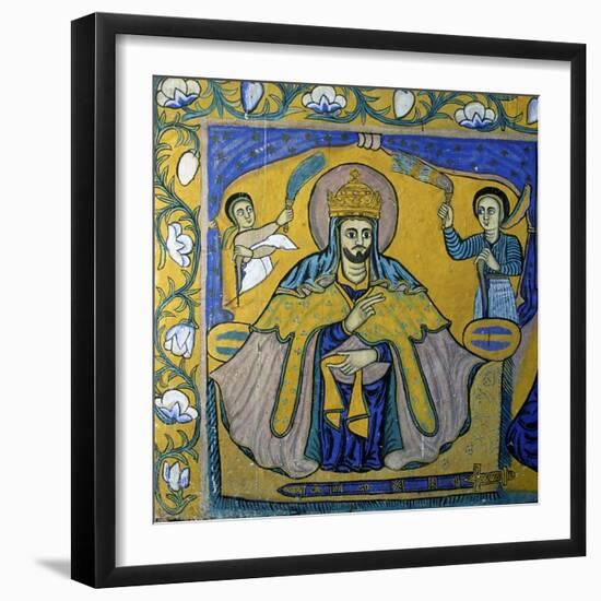 Scenes from Sacred Books, Paintings in Ura Kidane Meret Monastery-null-Framed Giclee Print