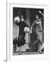 Scenes from Stage Play "Auntie Mame" Starring Rosalind Russell and Polly Rowles-Howard Sochurek-Framed Premium Photographic Print