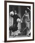 Scenes from Stage Play "Auntie Mame" Starring Rosalind Russell and Polly Rowles-Howard Sochurek-Framed Premium Photographic Print