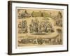 Scenes from the Australian Gold Rush-Ferdinand Von Hochstetter-Framed Art Print