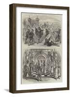 Scenes from the Christmas Pantomimes-null-Framed Giclee Print