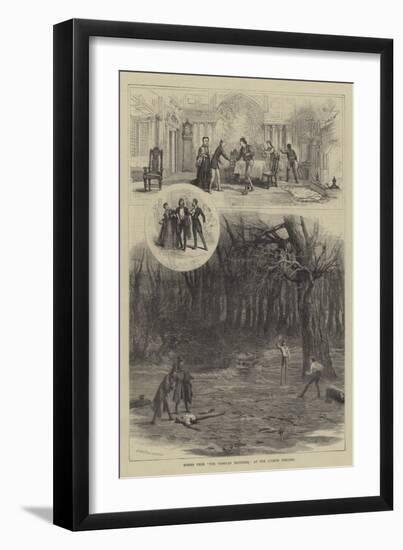 Scenes from The Corsican Brothers, at the Lyceum Theatre-David Henry Friston-Framed Giclee Print