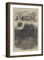 Scenes from The Corsican Brothers, at the Lyceum Theatre-David Henry Friston-Framed Premium Giclee Print