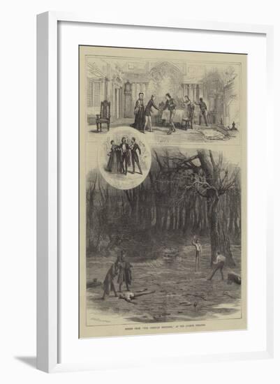 Scenes from The Corsican Brothers, at the Lyceum Theatre-David Henry Friston-Framed Giclee Print