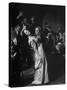 Scenes from the Dybbuk, a Production by the Habimah Players of Israel-Nina Leen-Stretched Canvas