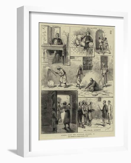 Scenes from the Egyptian Prisons, II-Godefroy Durand-Framed Giclee Print