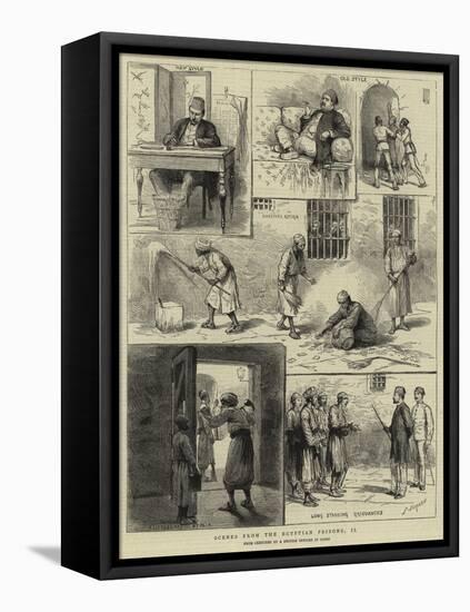 Scenes from the Egyptian Prisons, II-Godefroy Durand-Framed Stretched Canvas
