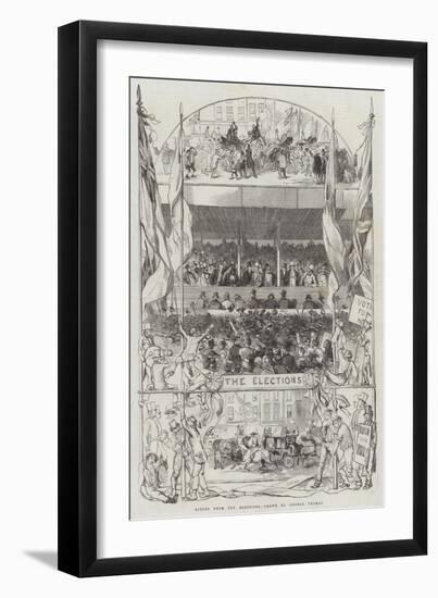 Scenes from the Elections-George Housman Thomas-Framed Giclee Print