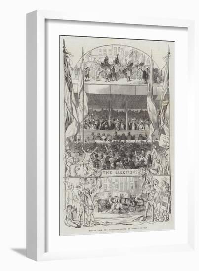 Scenes from the Elections-George Housman Thomas-Framed Giclee Print