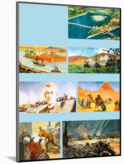 Scenes from the History of the River Nile-Ferdinando Tacconi-Mounted Giclee Print