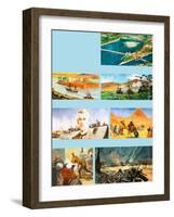 Scenes from the History of the River Nile-Ferdinando Tacconi-Framed Giclee Print