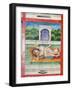 Scenes from the Kama Sutra from Cupboard in the Juna Mahal Fort, Dungarpur, Rajasthan State, India-R H Productions-Framed Photographic Print