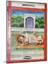 Scenes from the Kama Sutra from Cupboard in the Juna Mahal Fort, Dungarpur, Rajasthan State, India-R H Productions-Mounted Photographic Print