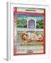 Scenes from the Kama Sutra from Cupboard in the Juna Mahal Fort, Dungarpur, Rajasthan State, India-R H Productions-Framed Photographic Print