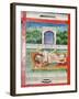 Scenes from the Kama Sutra from Cupboard in the Juna Mahal Fort, Dungarpur, Rajasthan State, India-R H Productions-Framed Photographic Print