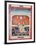 Scenes from the Kama Sutra from Cupboard in the Juna Mahal Fort, Dungarpur, Rajasthan State, India-R H Productions-Framed Photographic Print