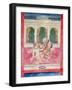 Scenes from the Kama Sutra from Cupboard in the Juna Mahal Fort, Dungarpur, Rajasthan State, India-R H Productions-Framed Photographic Print