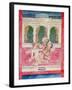 Scenes from the Kama Sutra from Cupboard in the Juna Mahal Fort, Dungarpur, Rajasthan State, India-R H Productions-Framed Photographic Print