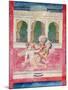 Scenes from the Kama Sutra from Cupboard in the Juna Mahal Fort, Dungarpur, Rajasthan State, India-R H Productions-Mounted Photographic Print