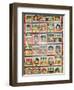 Scenes from the Kama Sutra in a Cupboard in the Juna Mahal Fort, Dungarpur, Rajasthan State, India-R H Productions-Framed Photographic Print