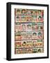 Scenes from the Kama Sutra in a Cupboard in the Juna Mahal Fort, Dungarpur, Rajasthan State, India-R H Productions-Framed Photographic Print