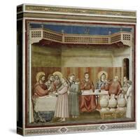 Scenes from the Life of Christ: Marriage at Cana-Giotto di Bondone-Stretched Canvas