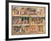 Scenes from the Life of Christ, Panel Three from the Silver Treasury of Santissima Annunziata-Fra Angelico-Framed Giclee Print