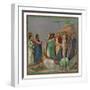 Scenes from the Life of Christ: Raising of Lazarus, 1304-1305-Franz Kellerhoven-Framed Giclee Print