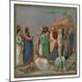 Scenes from the Life of Christ: Raising of Lazarus, 1304-1305-Franz Kellerhoven-Mounted Giclee Print