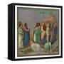Scenes from the Life of Christ: Raising of Lazarus, 1304-1305-Franz Kellerhoven-Framed Stretched Canvas