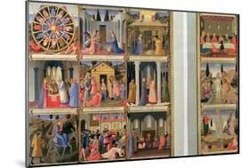 Scenes from the Life of Christ-Fra Angelico-Mounted Giclee Print