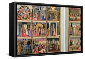 Scenes from the Life of Christ-Fra Angelico-Framed Stretched Canvas