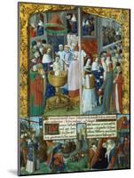 Scenes from the Life of Louis Ix, King of France, 13th Century-null-Mounted Giclee Print